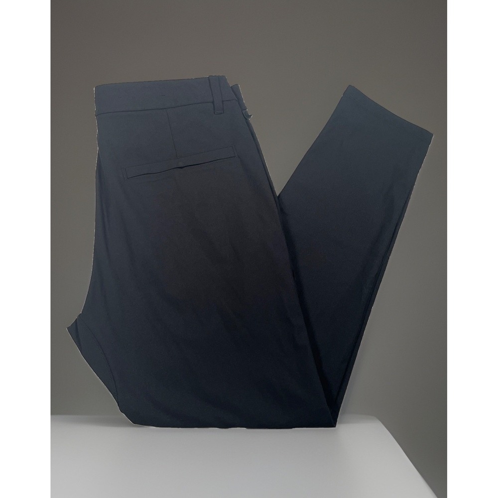 Lululemon ABC Classic Fit Pant 32 Black Utitech Golf Travel Trousers Men LM5AF1S